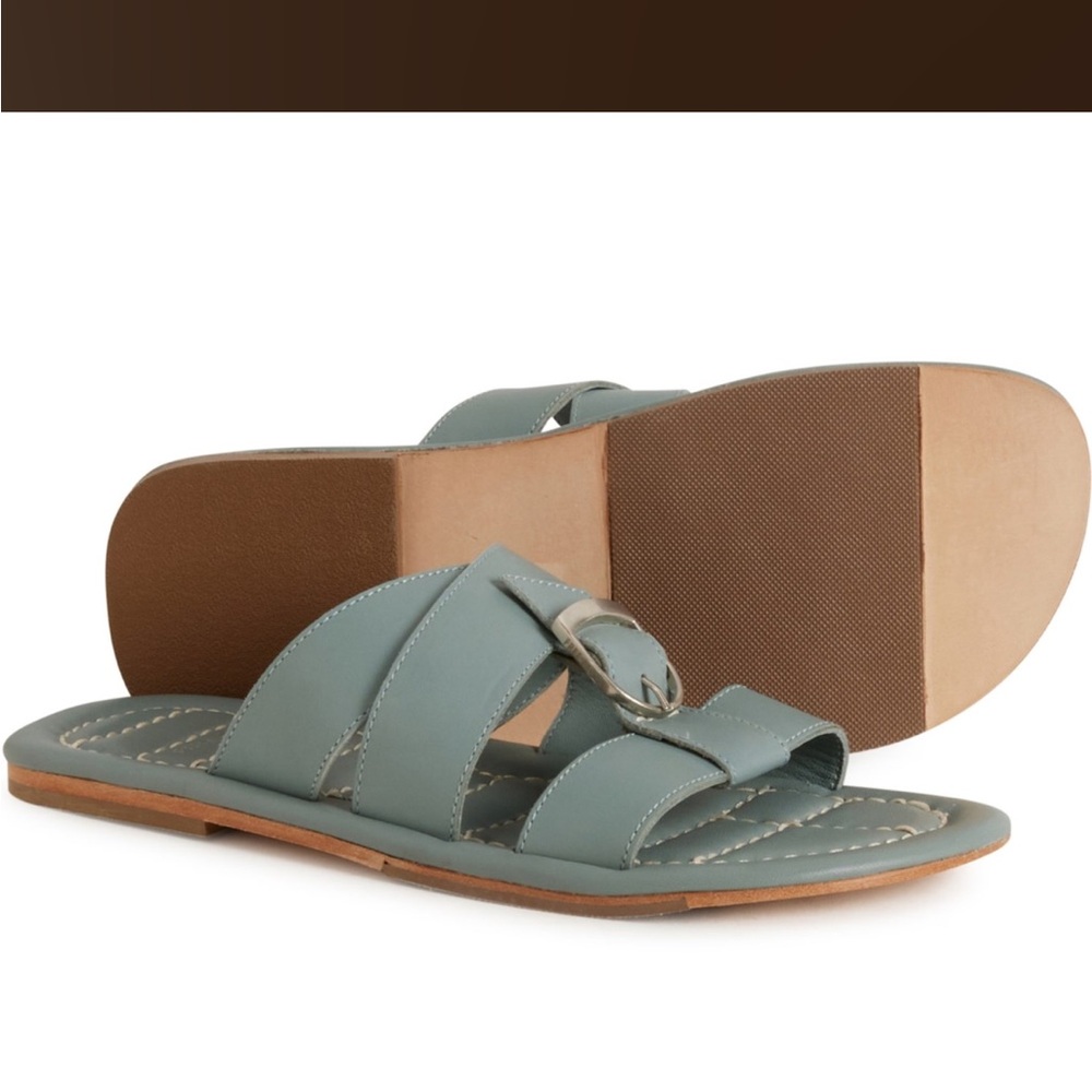 Free People Sloan Buckle Sandals - Leather